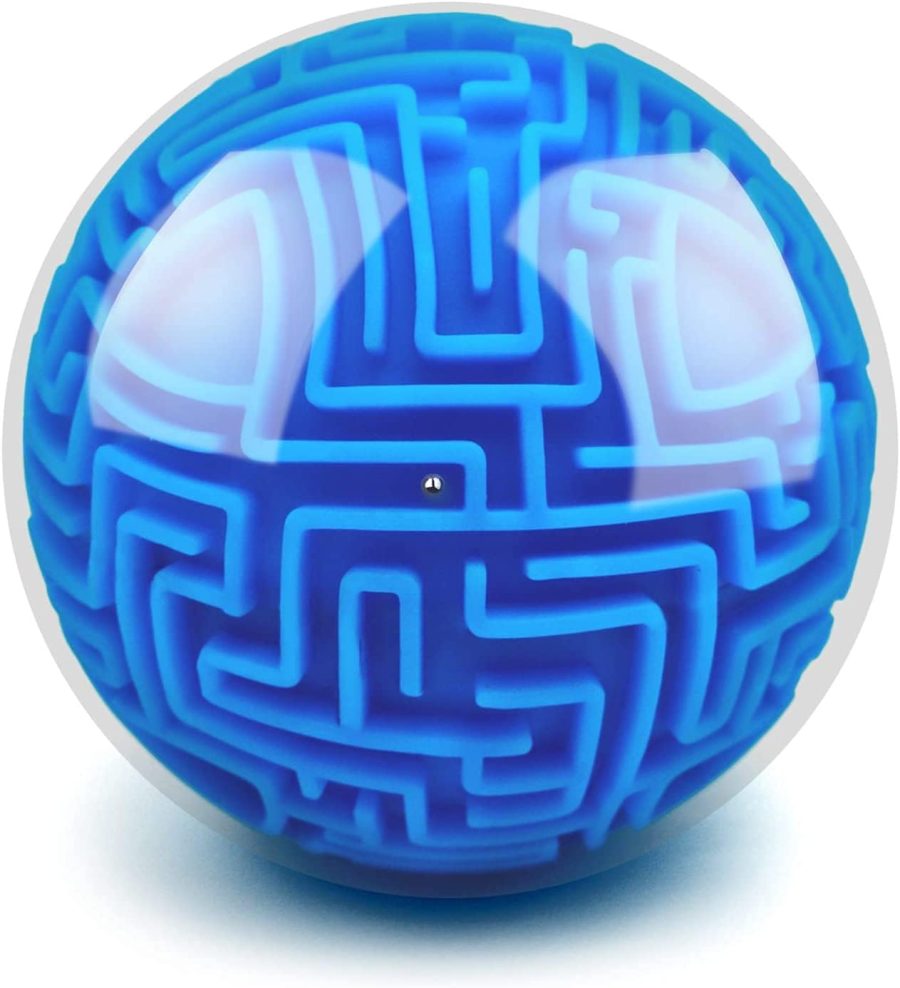 3D Puzzle Maze Ball, Memory Sequential Gravity Cube Balls Educational Toys for Kids Teens & Adults, Hard Challenges Game Lover Tiny Balls Brain Teasers Game Gifts