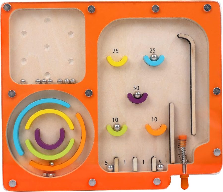 Marble Maze for Kids 3+ -  Pinball Machine Game, Preschool Educational Toy, Toddler Activities, Learning Resources, Hand-Eye Coordination Training