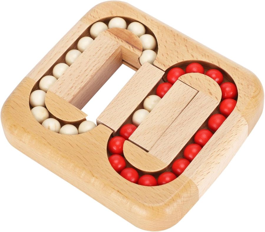 Wooden Maze – Luban Lock Puzzle Planar Ball Game – Science Education for Adults and-size1