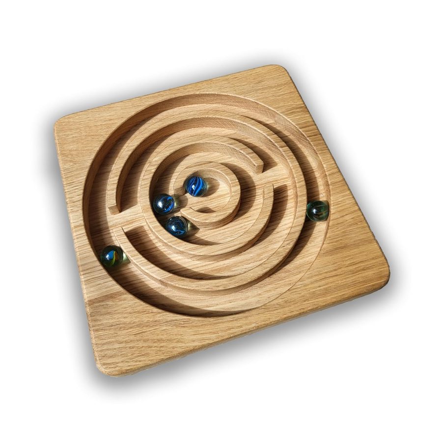 Wooden Maze Marble Labyrinth Kids Gift  Gift Educational Toy Game Motor Skill Toys Developmental Toys Learning Preschool Toys Marble Run mini simple toddler gift unique gift for kids